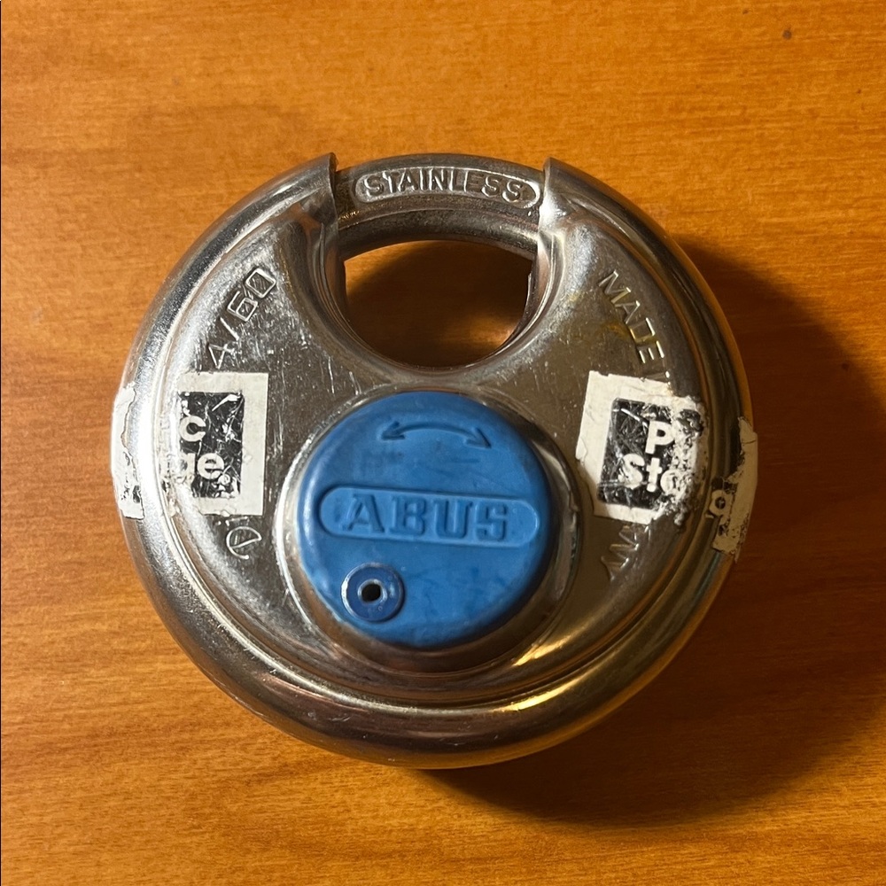 ABUS Stainless Steel Disc Padlock